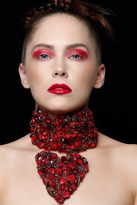 red jewelry